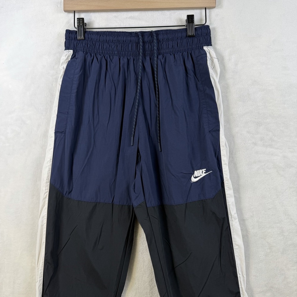 Nike Sportswear Woven Retro Jogger Pants Navy Black White Men's Size Small